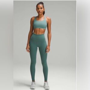 Lululemon Wunder Train High Rise Tight 28 Medium Forest Size 8